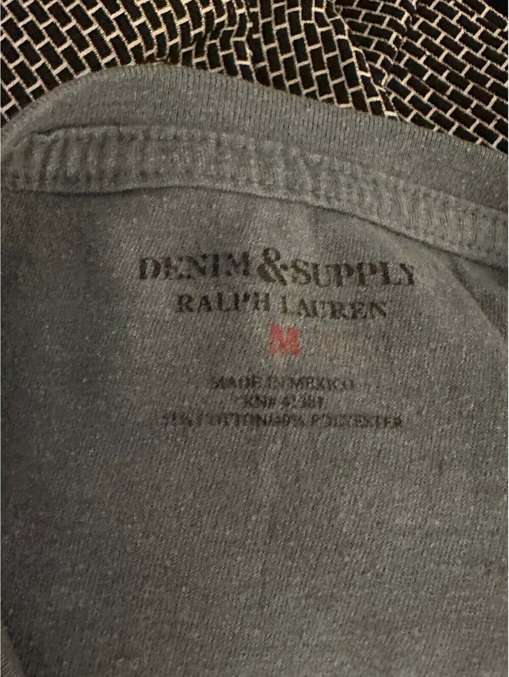 Denim & Supply Ralph Lauren heather blue short sleeve graphic tee Medium - Picture 7 of 7